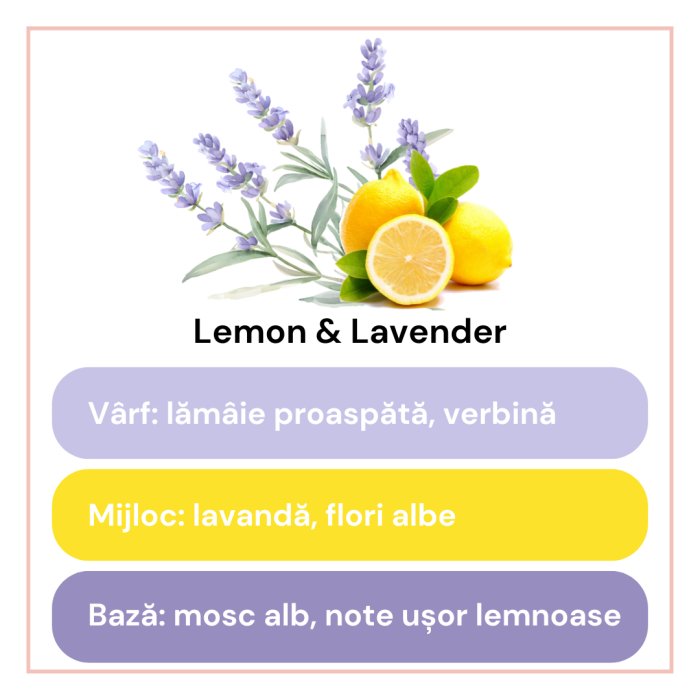 Difuzor de Cameră cu Bețișoare Citrus Lavender – Lămâie & Lavandă | 100 ml [3]