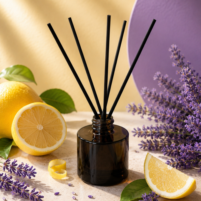Difuzor de Cameră cu Bețișoare Citrus Lavender – Lămâie & Lavandă | 100 ml [2]