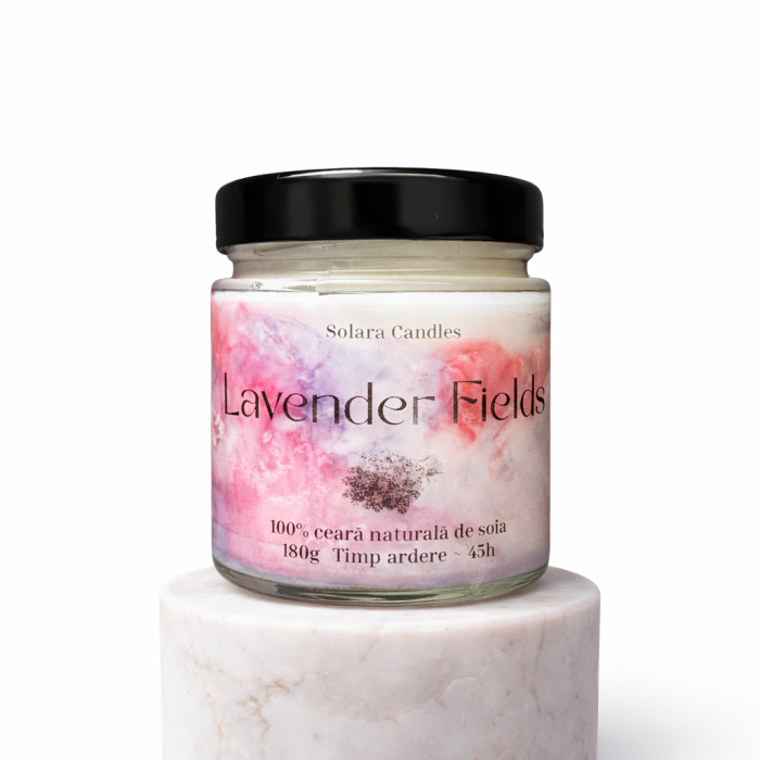 Lumanare parfumata din ceara de soia intr-un recipient de sticla [2]