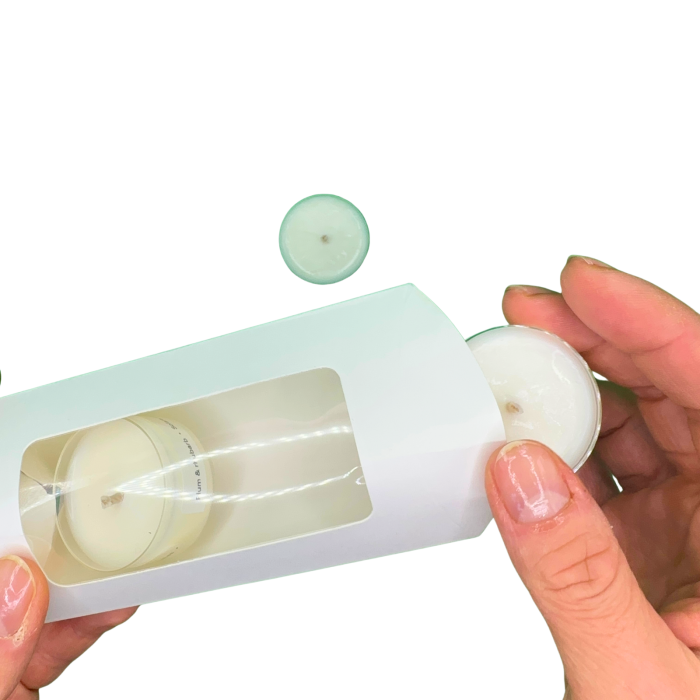 Lumanare parfumata din ceara de soia intr-un recipient tealight [2]