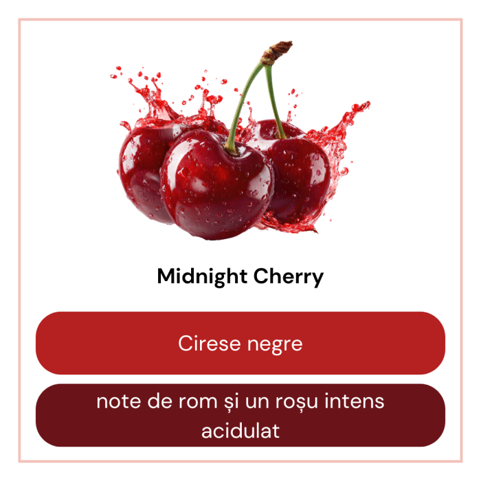 MIDNIGHT CHERRY, marmura, roz, mov,70g, ardere 20 h, lumanare parfumata din ceara de soia, Solara Candles [5]