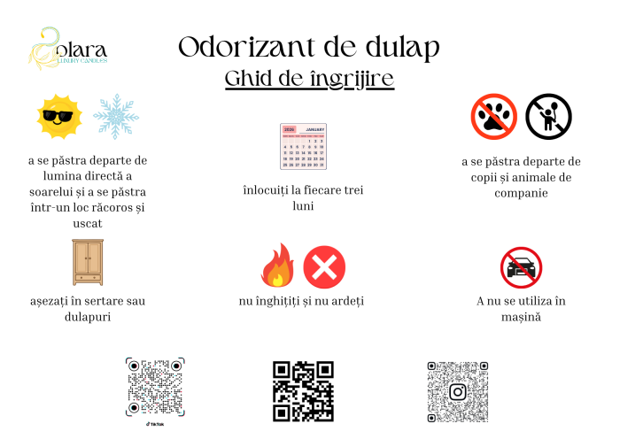 Odorizante de dulap din ceară naturală de soia – 100% [5]