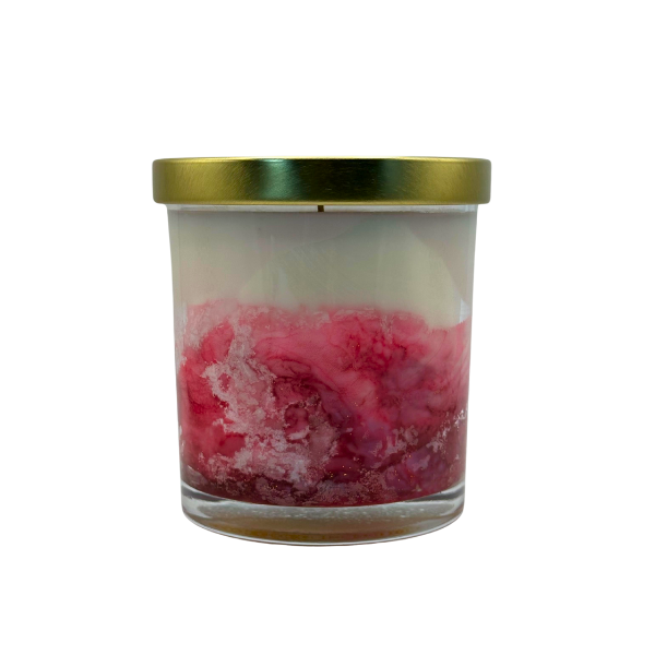 Lumanare parfumata din ceara de soia intr-un de sticla transparenta [4]