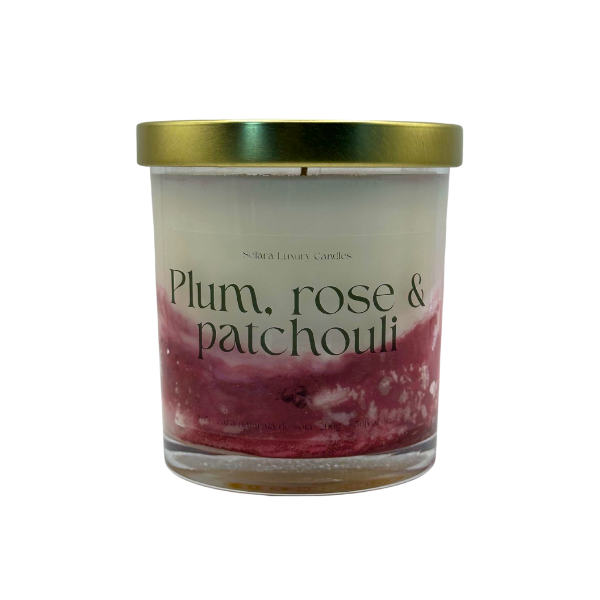 Lumanare parfumata din ceara de soia intr-un de sticla transparenta [2]