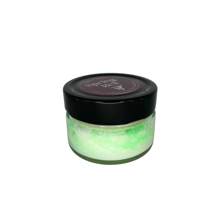SPRING BELL, efect marmura, verde, 70g, ardere 20 h, lumanare parfumata din ceara de soia, Solara Candles [2]