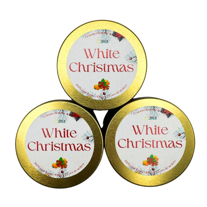 Lumanare parfumata din ceara de soia intr-un recipient metalic auriu mat [5]