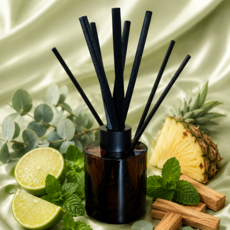 Difuzor de Cameră cu Bețișoare Arctic Mint – Eucalipt & Mentă | 100 ml