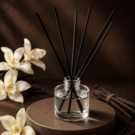 Odorizante de camera - Odorizant camera betisoare FRENCH VANILLA, vanilie si frisca 100ml recipient sticla, Solara Candles Cluj