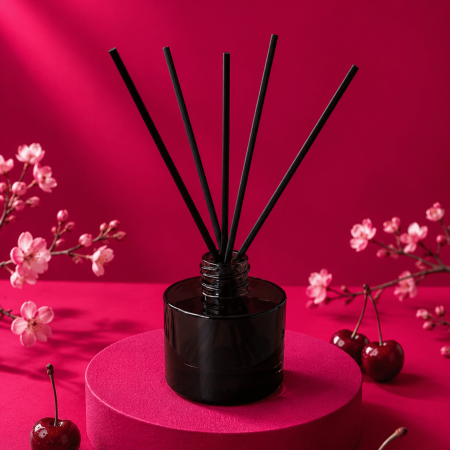 Odorizante - Odorizant camera betisoare Midnight cherry, cirese negre, 100ml recipient sticla, Solara Candles Cluj