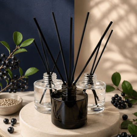 Odorizante - Odorizant camera betisoare WILD NECTAR, fructe aronia si seminte de canepa, 100ml recipient sticla, Solara Candles Cluj