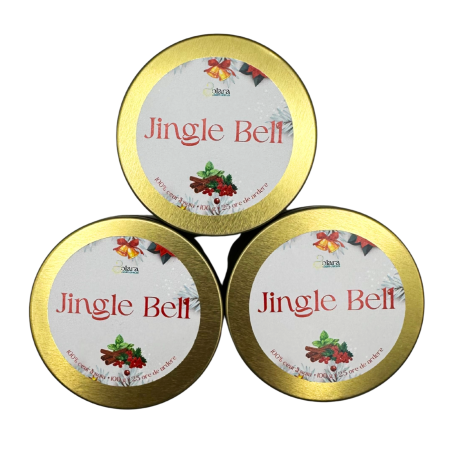 Lumanare parfumata din ceara de soia intr-un recipient metalic auriu mat [4]