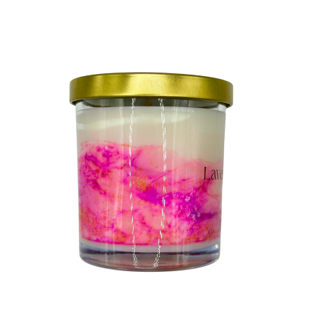 Lumanare parfumata din ceara de soia intr-un recipient de sticla [3]