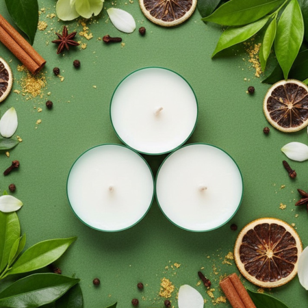 Pachete - Lumanare parfumata din ceara de soia intr-un recipient tealight