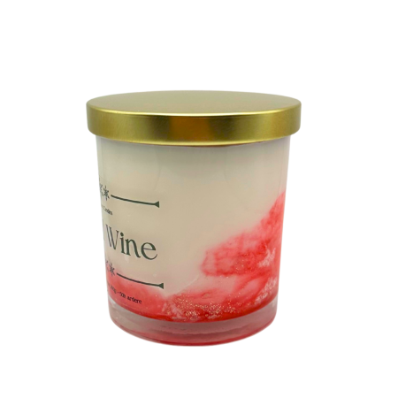 Lumanare parfumata din ceara de soia intr-un recipient de sticla transparenta [2]