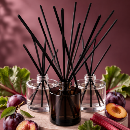 Odorizante de camera - Difuzor de Cameră cu Bețișoare Plum & rhubarb – pruna si rubarba | 100 ml