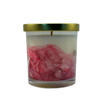 Lumanare parfumata din ceara de soia intr-un de sticla transparenta [4]