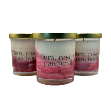 Lumanare parfumata din ceara de soia intr-un de sticla transparenta [5]