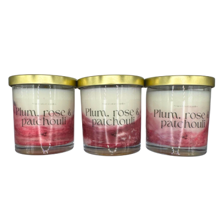 Lumanare parfumata din ceara de soia intr-un de sticla transparenta [6]