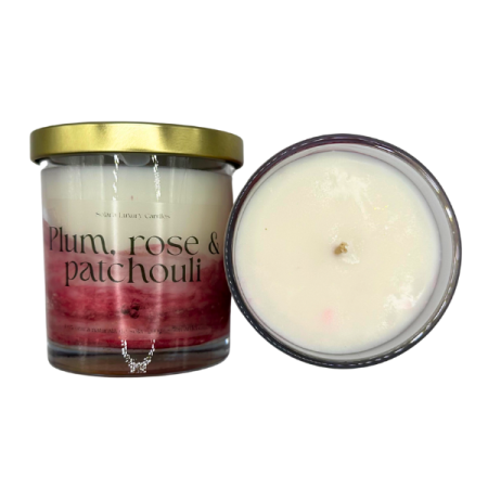 Lumanare parfumata din ceara de soia intr-un de sticla transparenta [7]