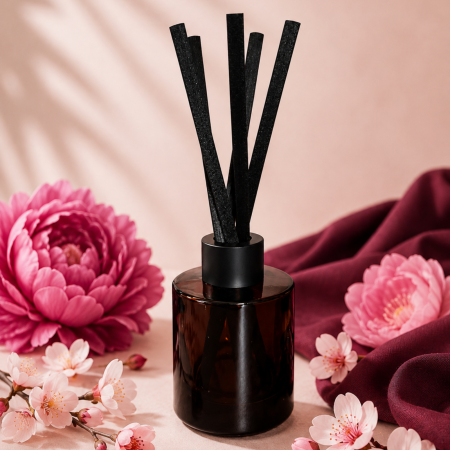 Odorizante de camera - Difuzor de Cameră cu Bețișoare Powdered Petals – Flori de Cireș & Bujor | 100 ml