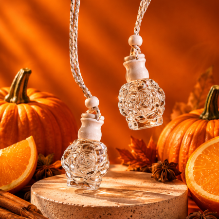 Odorizante auto / dulap - Odorizant Lichid de Mașină Pumpkin Spice – Condimente, Caramel & Vanilie | Aromă de Toamnă