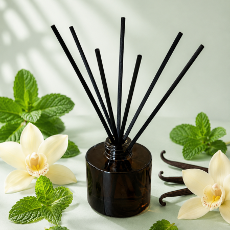 Fresh - Difuzor de Cameră cu Bețișoare Vanilla Frost – Mentă & Vanilie | 100 ml