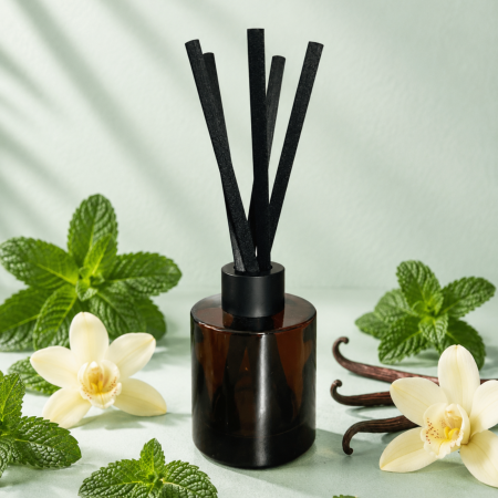Odorizante - Difuzor de Cameră cu Bețișoare Vanilla Frost – Mentă & Vanilie | 100 ml