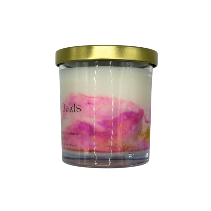 Lumanare parfumata Lavender Fields 200g sticla transparenta, lavanda, 60h ardere, ceara soia, Solara Candles [3]
