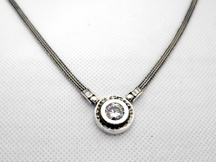 COLIER CU CZ ALB [3]