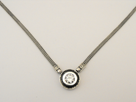 COLIERE - COLIER CU CZ ALB