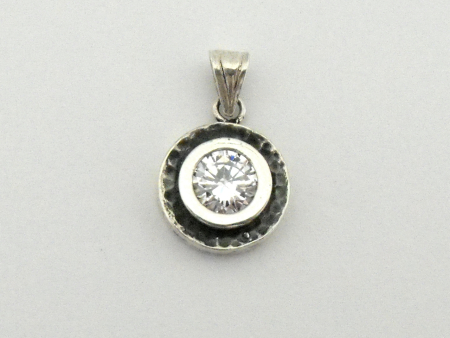 Argint - PANDANT CU CZ ALB