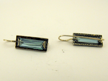 Argint - CERCEI CZ BLUE TOPAZ