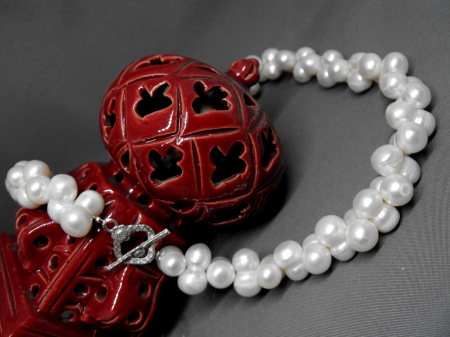 COLIERE - Colier Perle