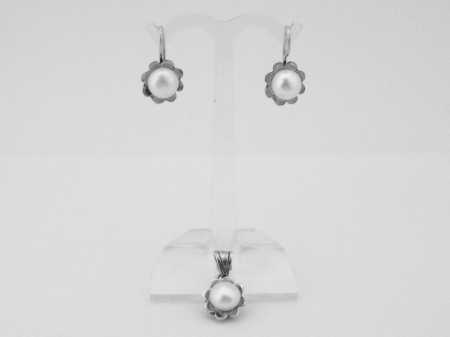 Argint - SET CU PERLA