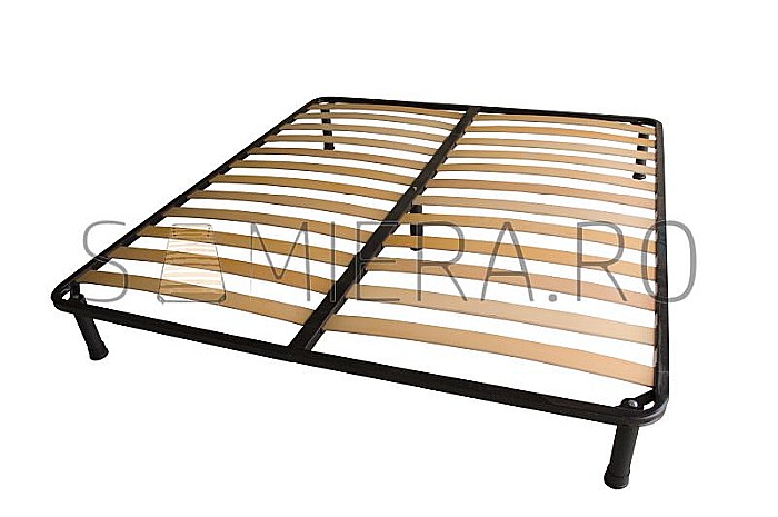 Somiera Metalica Lux pentru 2 persoane 200 cm [2]