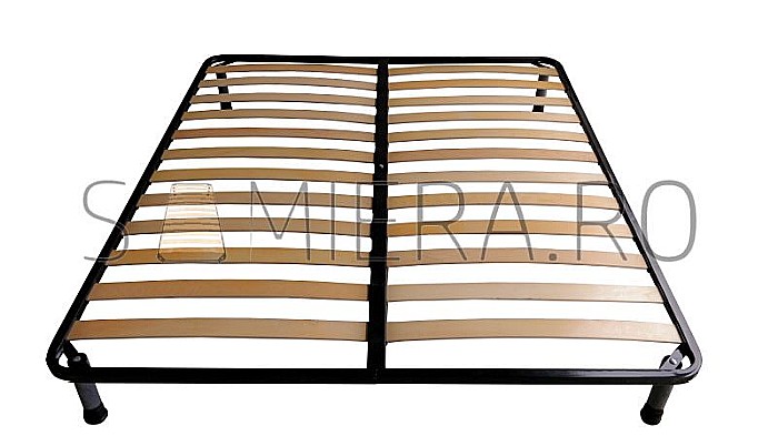 Somiera Metalica Lux pentru 2 persoane 200 cm [4]