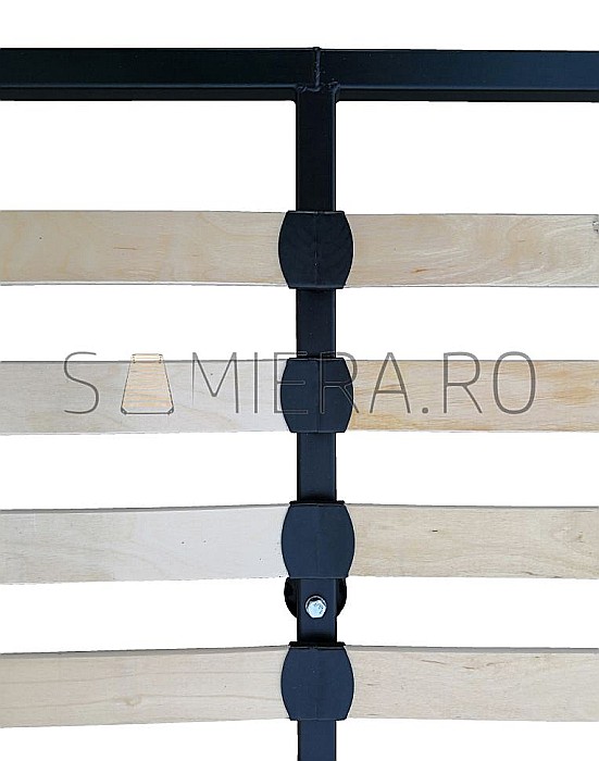 Somiera Metalica Standard pentru 2 persoane 200 cm [2]