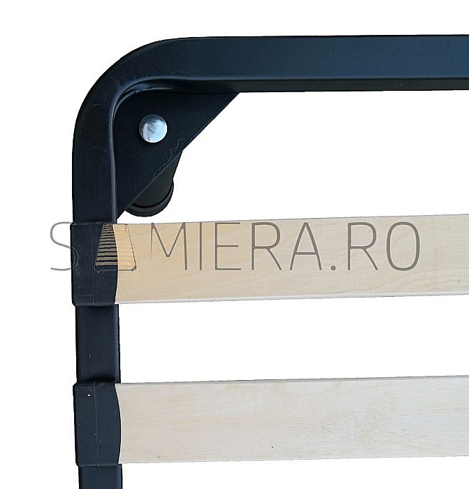 Somiera Metalica Standard pentru 2 persoane 200 cm [4]