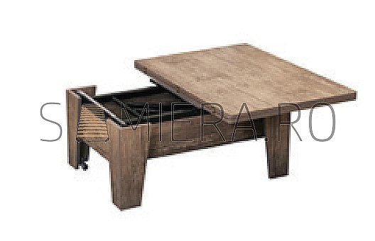 Mecanism masa rabatabila cu piston [8]