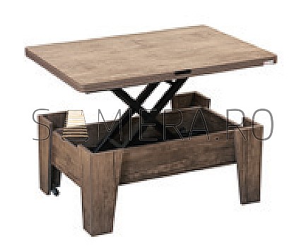 Mecanism masa rabatabila cu piston [9]