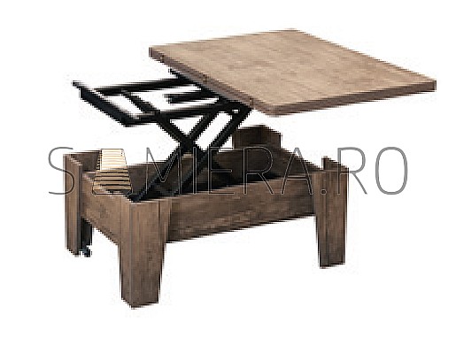 Mecanism masa rabatabila cu piston [10]