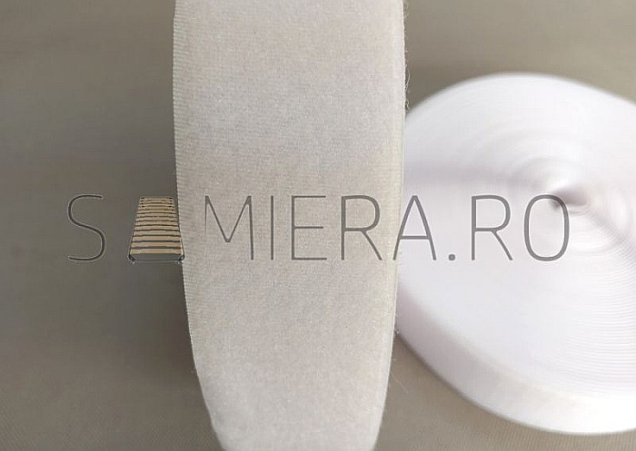 Banda velcro alb 30mm*25m [2]