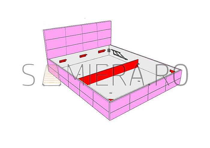 Somiera Metalica Royal pentru doua persoane 200 cm [8]