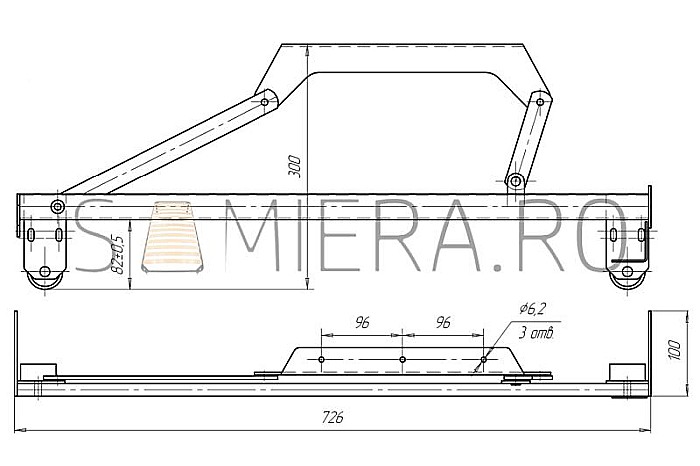 Sistem extensie tip Delfin cu roti [2]