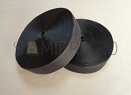 Banda velcro negru 50mm*25m [0]