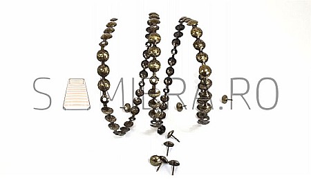 Cuie decorative - Set 10 buc. cuie decorative metru antic