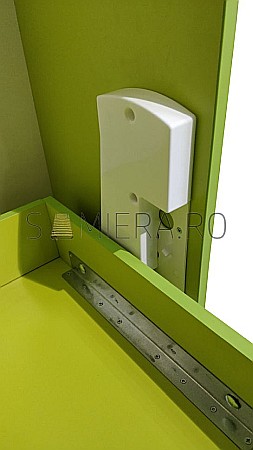 Sistem de rabatare somiera pat/dulap cu picior [3]