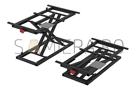 Mecanism masa rabatabila cu piston [0]