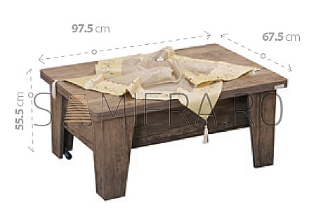 Mecanism masa rabatabila cu piston [4]