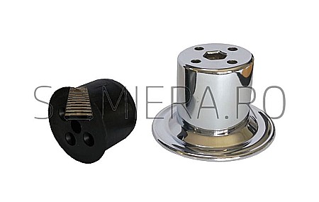 VY100-01 Set 4 buc. suporti crom [2]